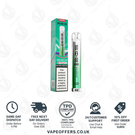 SKE Bar 600 Prefilled Pod Kit Sour Apple Ice