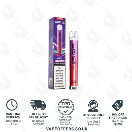SKE Bar 600 Prefilled Pod Kit VMT Ice