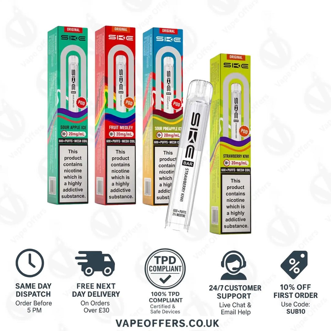 SKE Bar 600 Prefilled Pods 
