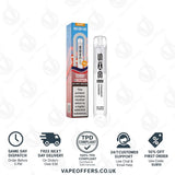 SKE Bar 600 Prefilled Pods Strawberry Raspberry