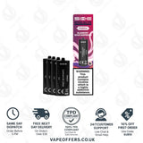 SKE Crystal 2400 4 in 1 Replacement Pods Blueberry Sour Raspberry