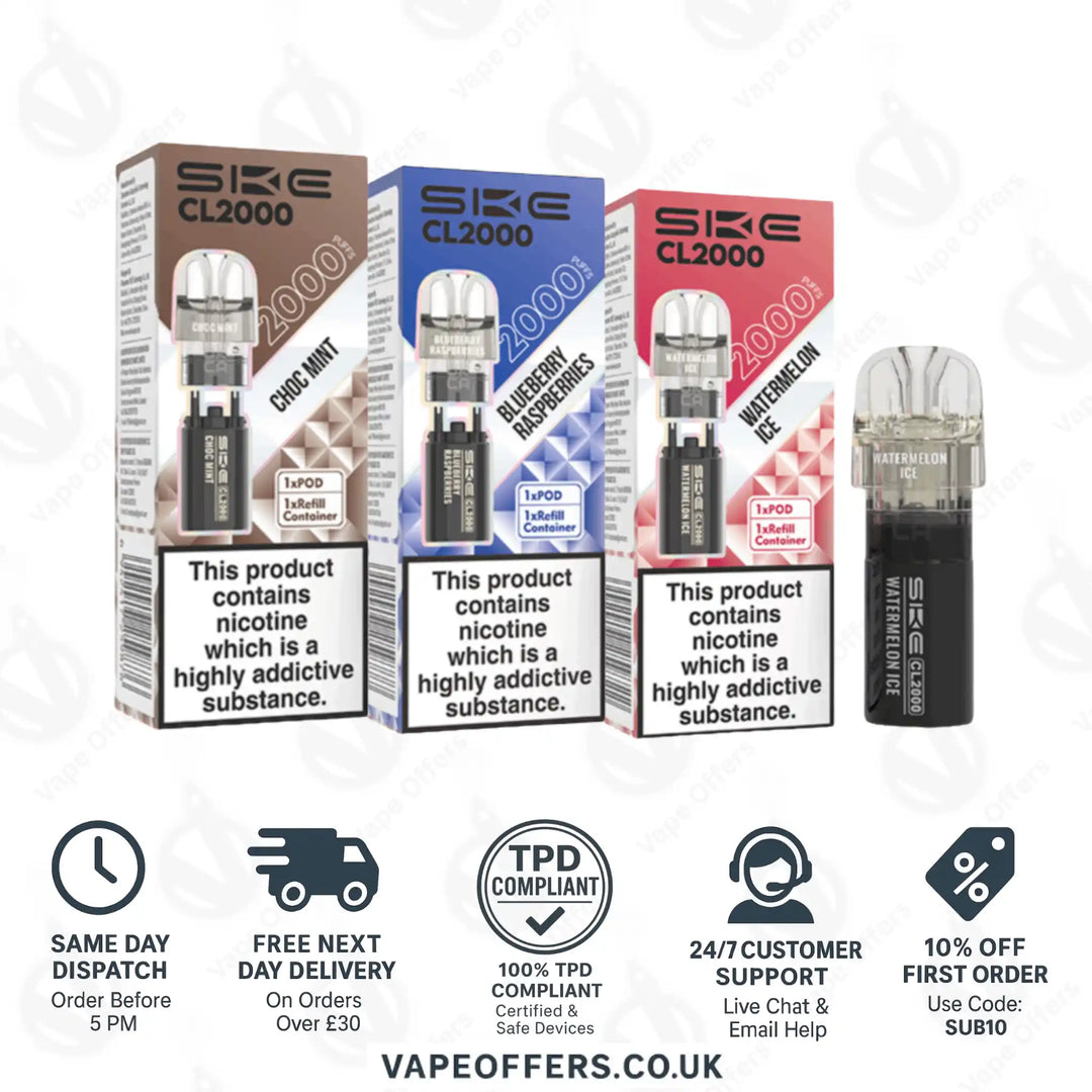 SKE Crystal CL2000 Prefilled Pod 