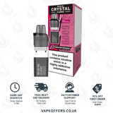 SKE Crystal CL6000 Dragon Fruit Peach Melon Prefilled Vape Pods
