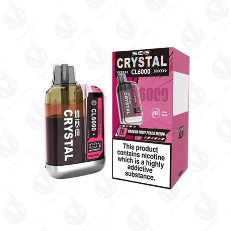 SKE Crystal CL6000 Dragonfruit Melon Prefilled Pod Kit 