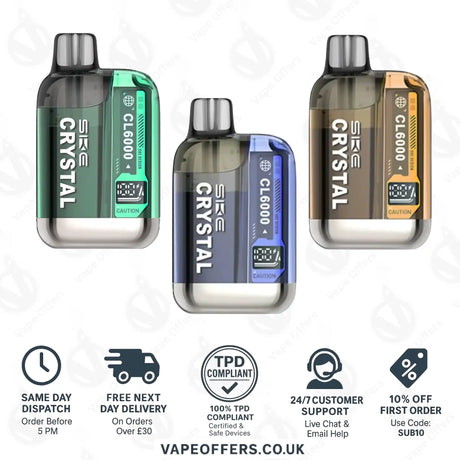 SKE Crystal CL6000 Prefilled Pod Kit 