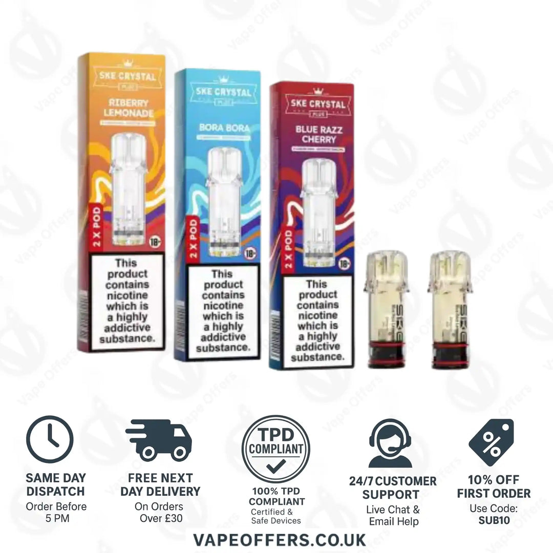 SKE Crystal PLUS Prefilled Pods 