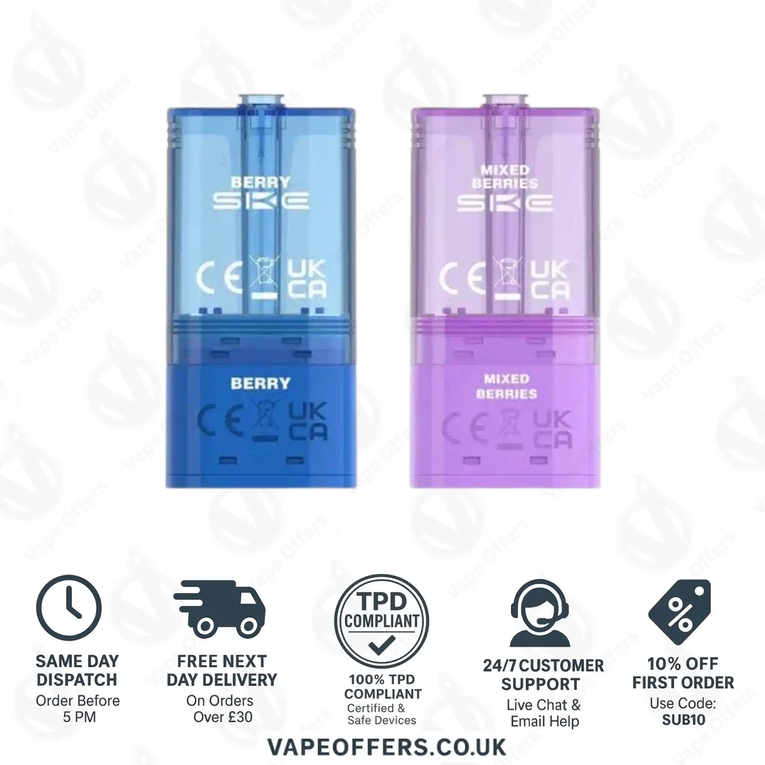 SKE Pro Max 30K Berry Edition Refill Pods 