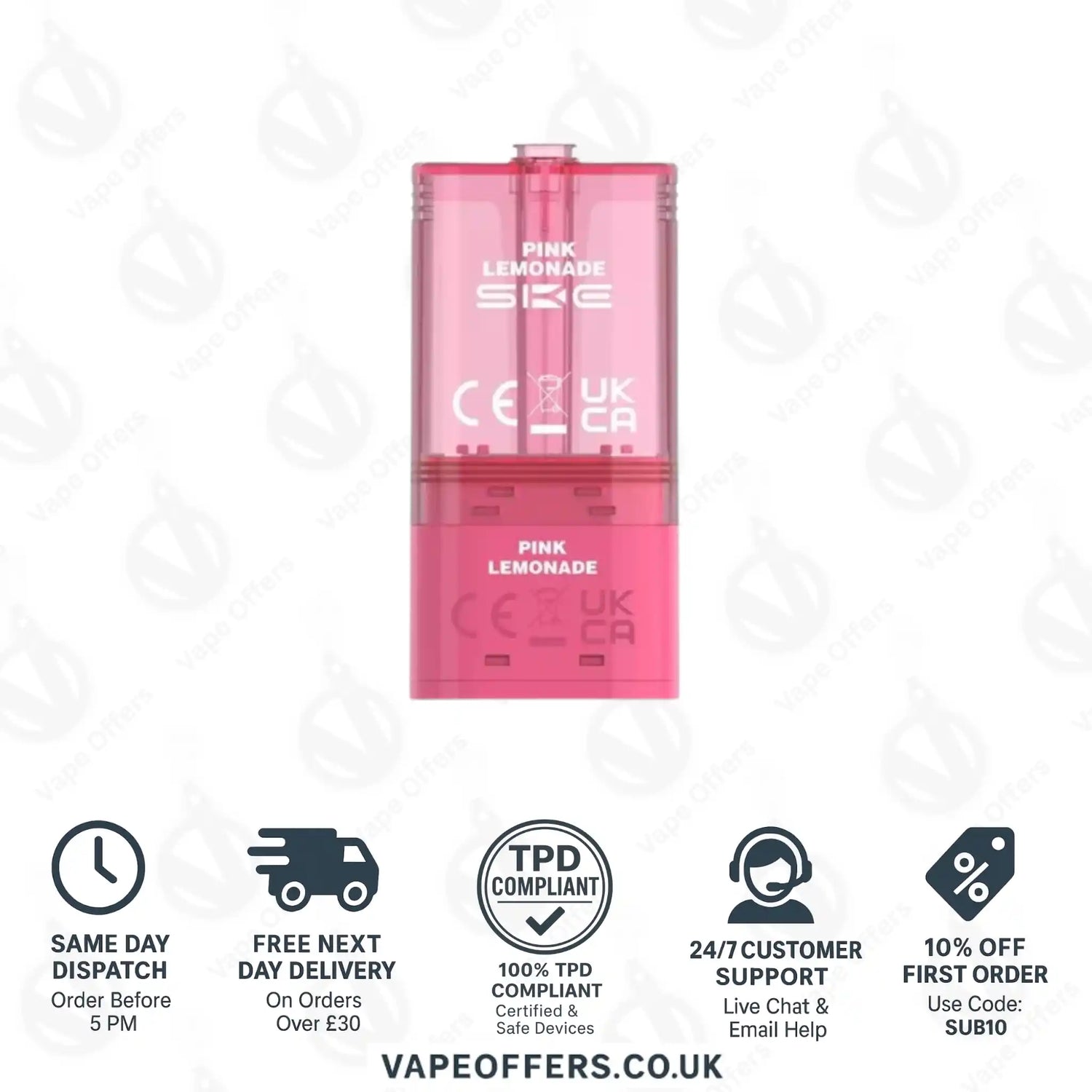 SKE Pro Max 30K Pink Lemonade Refill Pods 