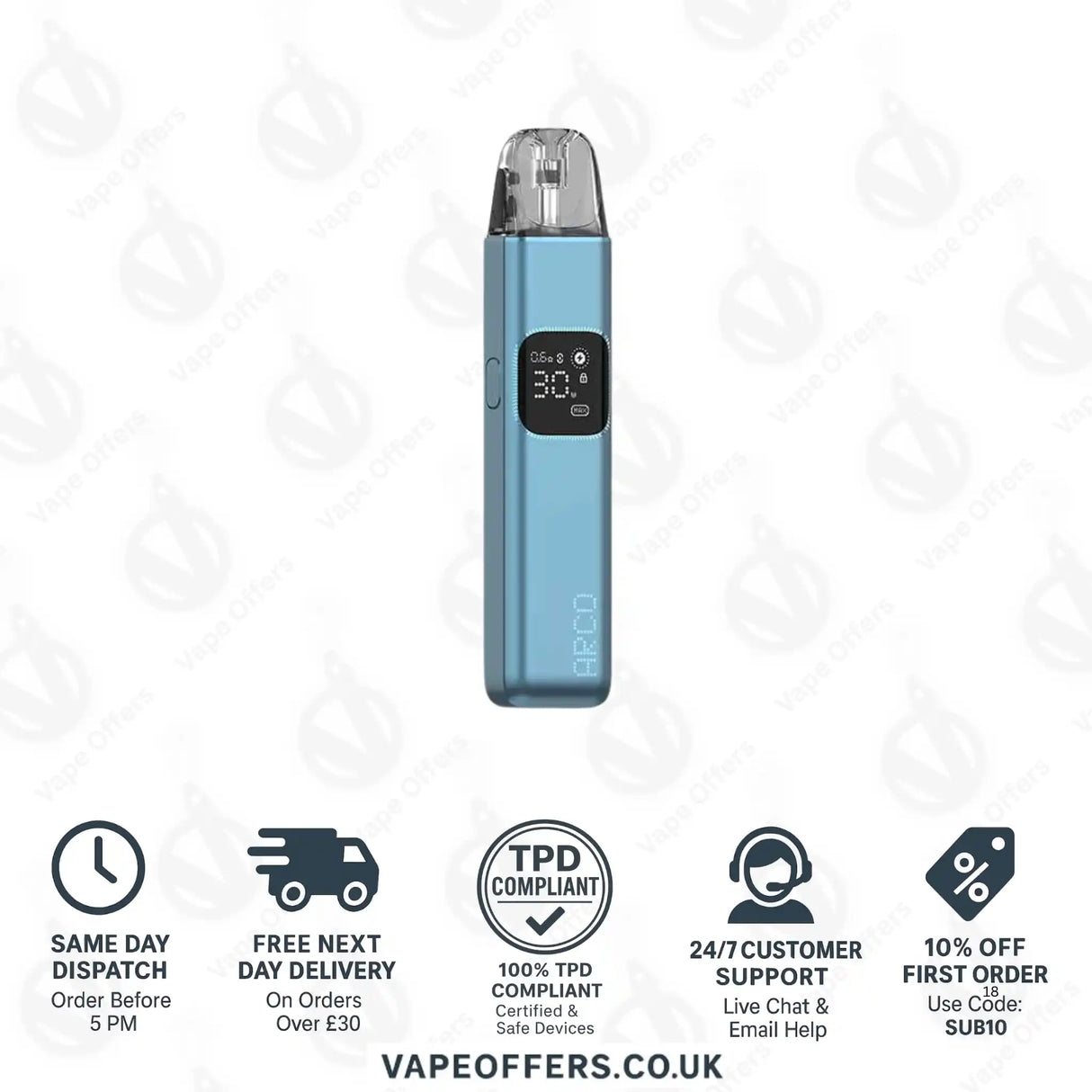 SMOK Arco Digi Pod Kit Lake Blue