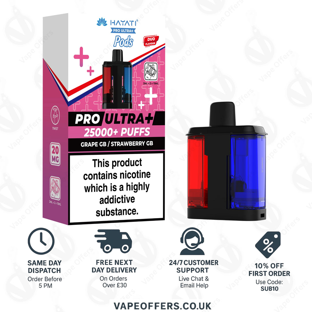 Hayati Pro Ultra Plus 25000 Prefilled Pods