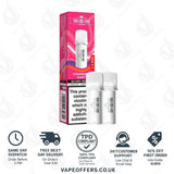 Strawberry Burst SKE Crystal Bar 600 Pro Prefilled Pods