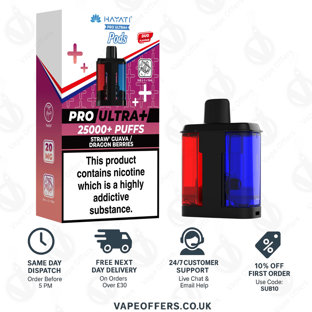 Hayati Pro Ultra Plus 25000 Prefilled Pods