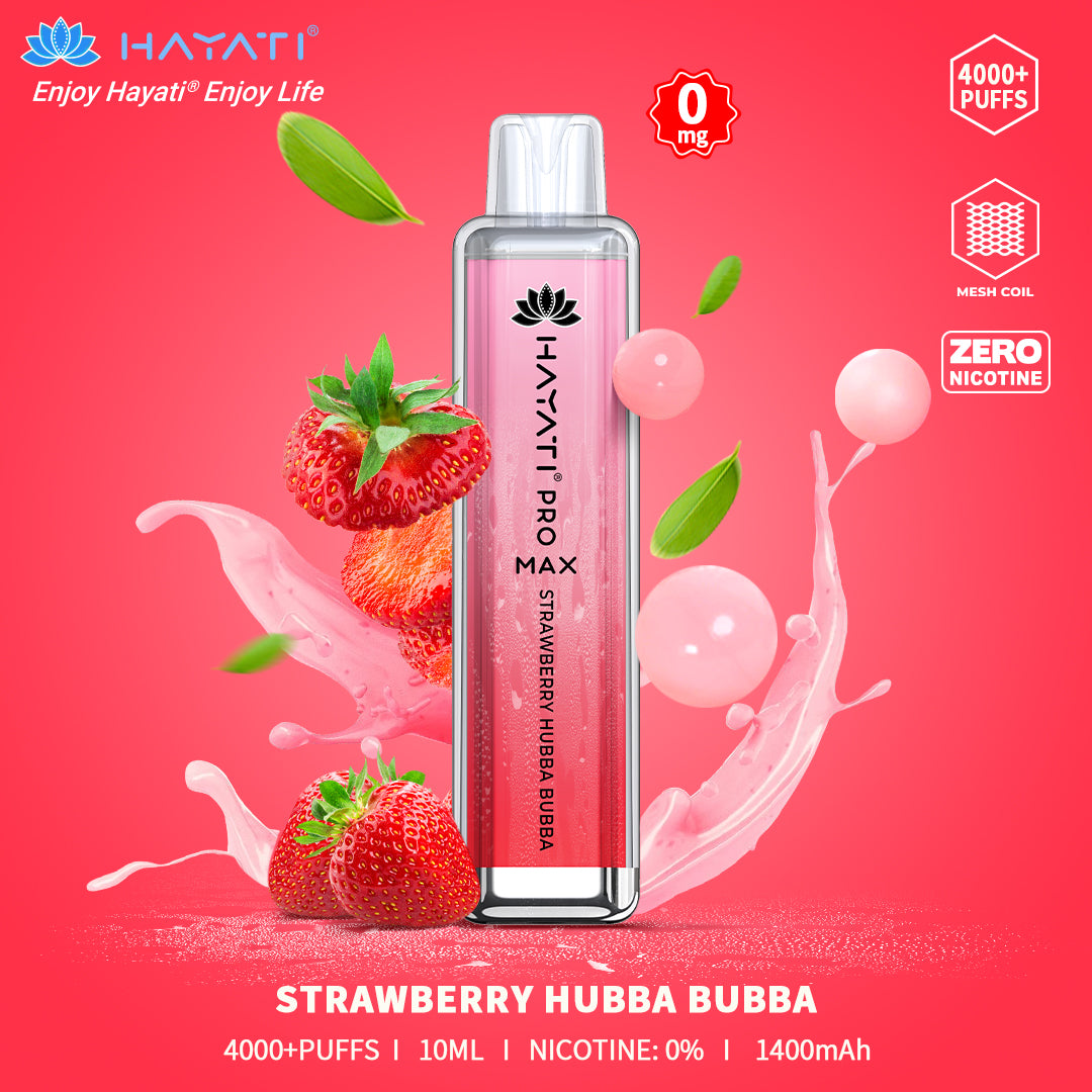 Strawberry Hubba Bubba Hayati Pro Max (0mg)