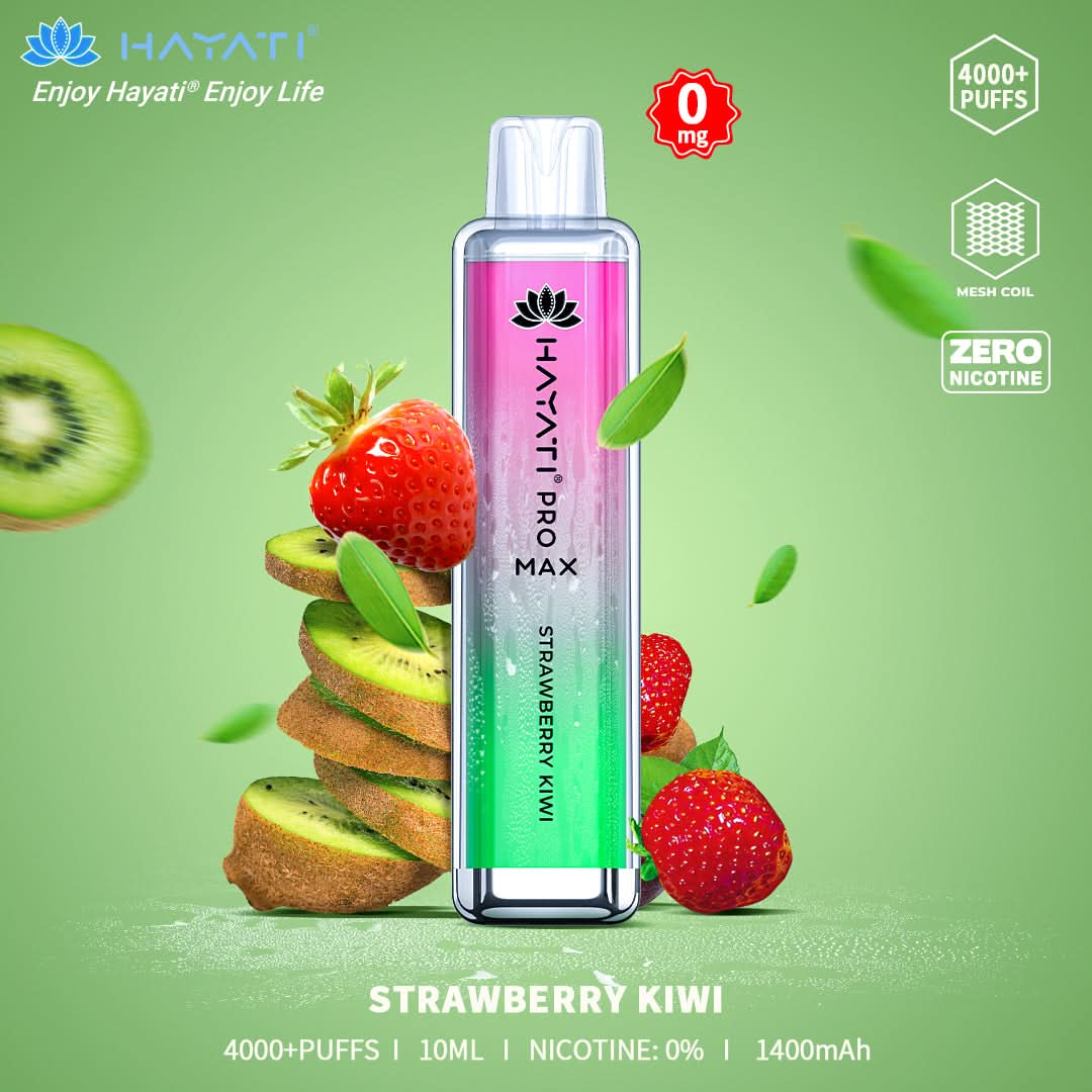 Strawberry Kiwi Hayati Pro Max (0mg)