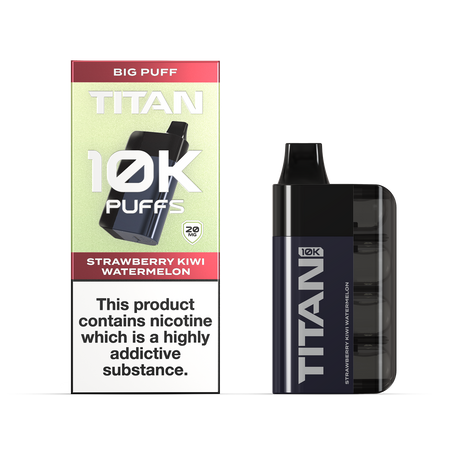 Strawberry Kiwi Watermelon - Titan 10k Puff Disposable Vape 

