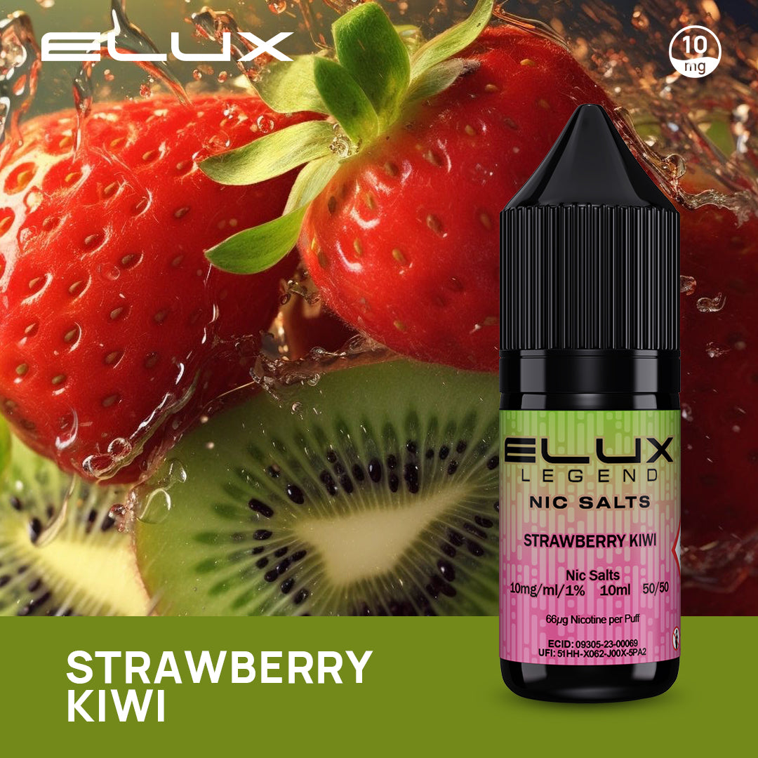 Strawberry Kiwi Elux Legend Nic Salt 10mg