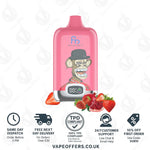 Load image into Gallery viewer, Strawberry Pomp Fumot Digital Box 12000 Puffs Vape
