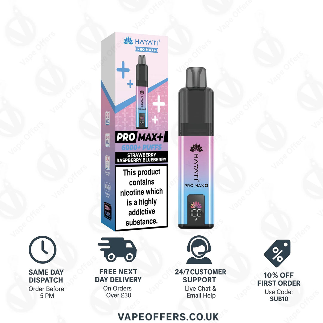 Hayati Pro Max Plus 6000 Pod Kit | Box Of 5 For £40