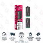 Load image into Gallery viewer, Strawberry Raspberry Cherry Elux Legend 1500 2in1 Prefilled Pods
