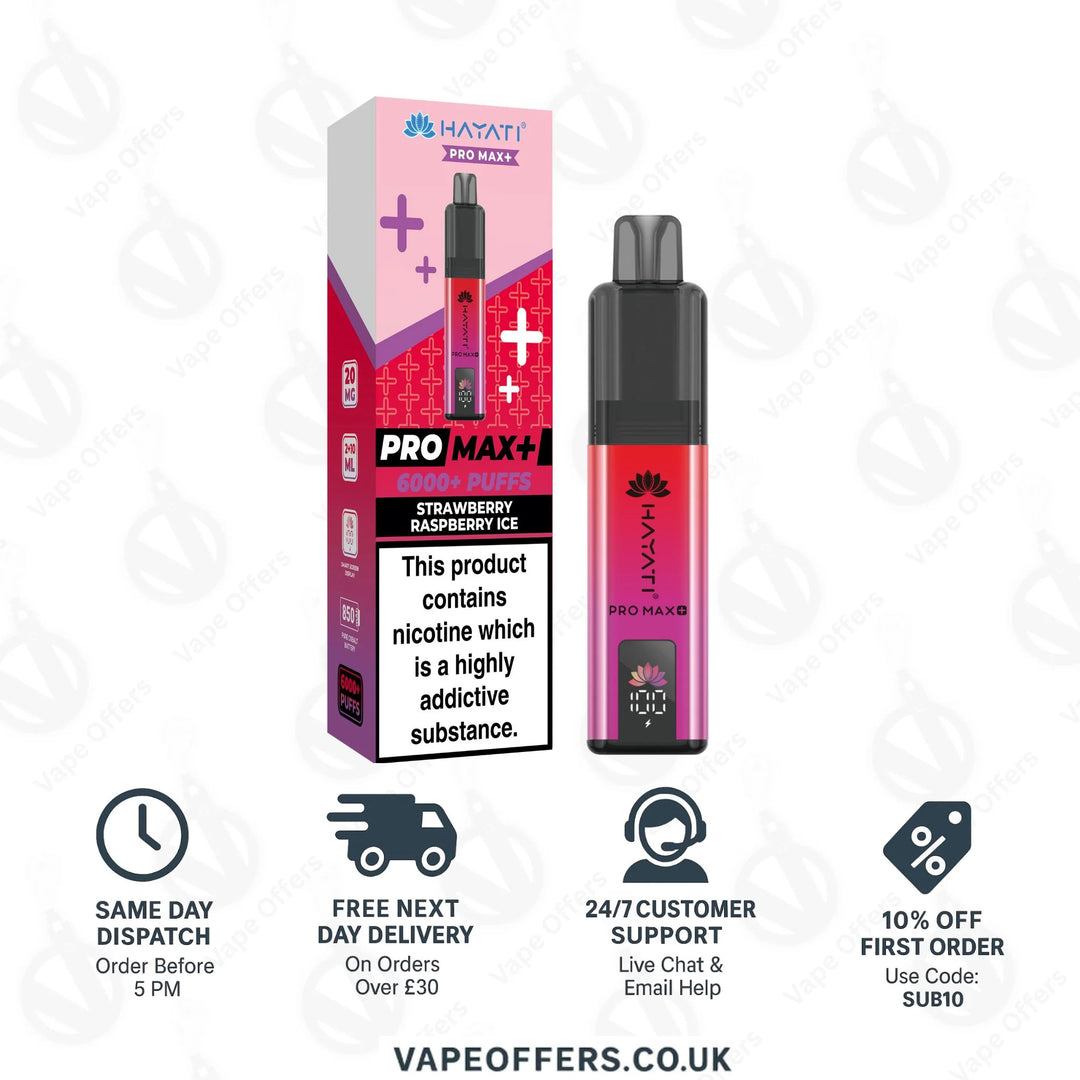 Hayati Pro Max Plus 6000 Pod Kit | Box Of 5 For £40