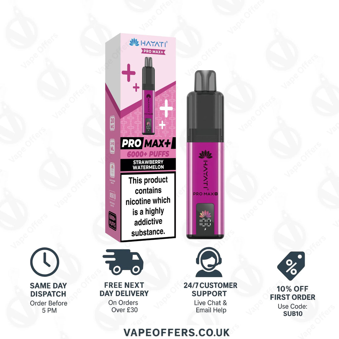 Hayati Pro Max Plus 6000 Pod Kit | Box Of 5 For £40