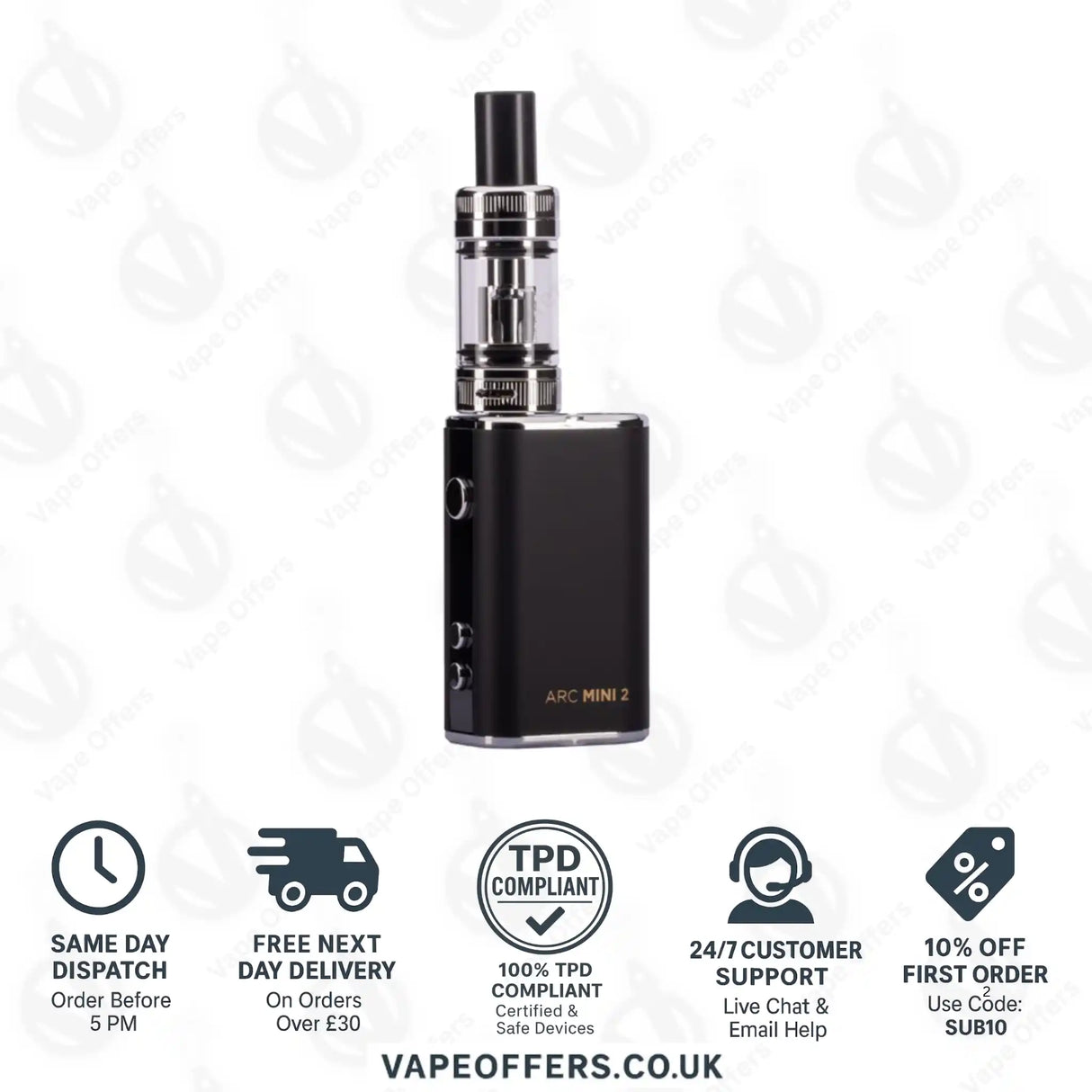TECC Arc Mini 2 Vape Kit Black