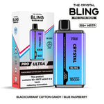 Load image into Gallery viewer, The Crystal Bling 18000 - Blueberry Cotton Candy &amp; Raspberry Cotton Candy
