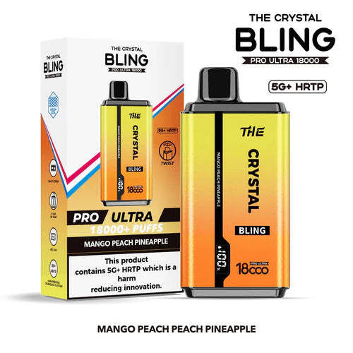 The Crystal Bling 18000 - Mango Peach Pineapple