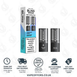 The Crystal Bling Ultra Plus 30k Prefilled Pods Blue Razz Cherry & Blue Razz Lemonade