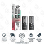 Load image into Gallery viewer, The Crystal Bling Ultra Plus 30k Prefilled Pods Blueberry Hubba Bubba &amp; Watermelon Hubba Bubba
