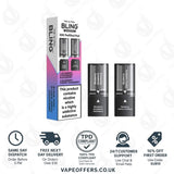 The Crystal Bling Ultra Plus 30k Prefilled Pods Blueberry Strawberry Blackberry & Blueberry Cherry Cranberry
