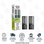 Load image into Gallery viewer, The Crystal Bling Ultra Plus 30k Prefilled Pods Fresh Mint &amp; Strawberry Mint
