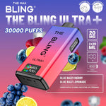 Load image into Gallery viewer, The Crystal Bling Ultra Plus 30k Prefilled Vape Kit - Blue Razz Cherry / Blue Razz Lemonade
