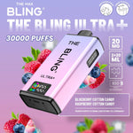 Load image into Gallery viewer, ⁠The Crystal Bling Ultra Plus 30k Prefilled Vape Kit - Blueberry Cotton Candy / Raspberry Cotton Candy 
