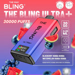 Load image into Gallery viewer, The Crystal Bling Ultra Plus 30k Prefilled Vape Kit - ⁠Blueberry Hubba Bubba / Watermelon Hubba Bubba 
