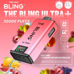 Load image into Gallery viewer, ⁠The Crystal Bling Ultra Plus 30k Prefilled Vape Kit - Fruit Bomb / Strawberry Watermelon Bubblegum 
