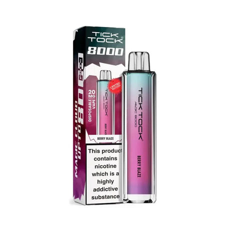 Tick Tock Magic 8000 Puffs Vape -  Berry Blaze