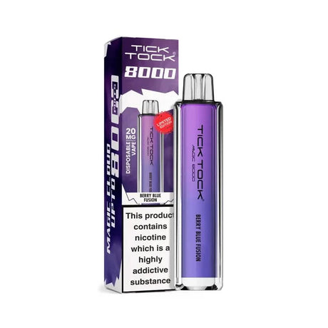 Tick Tock Magic 8000 Puffs Vape -  Berry Blue Fusion 