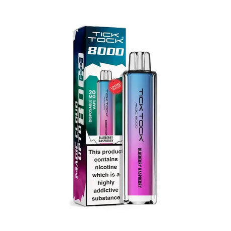 Tick Tock Magic 8000 Puffs Vape -  Blueberry Raspberry 