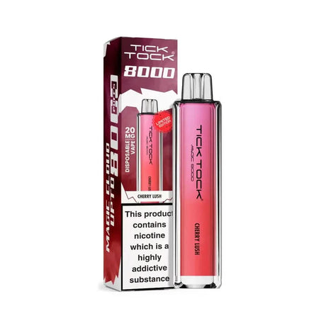 Tick Tock Magic 8000 Puffs Vape -  Cherry Lush 