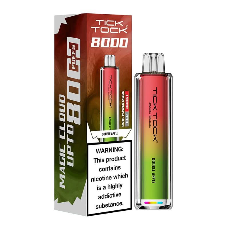 Tick Tock Magic 8000 Puffs Vape -  Double Apple 