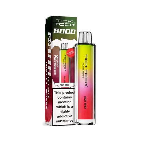 Tick Tock Magic 8000 Puffs Vape -  Fruit Bomb 