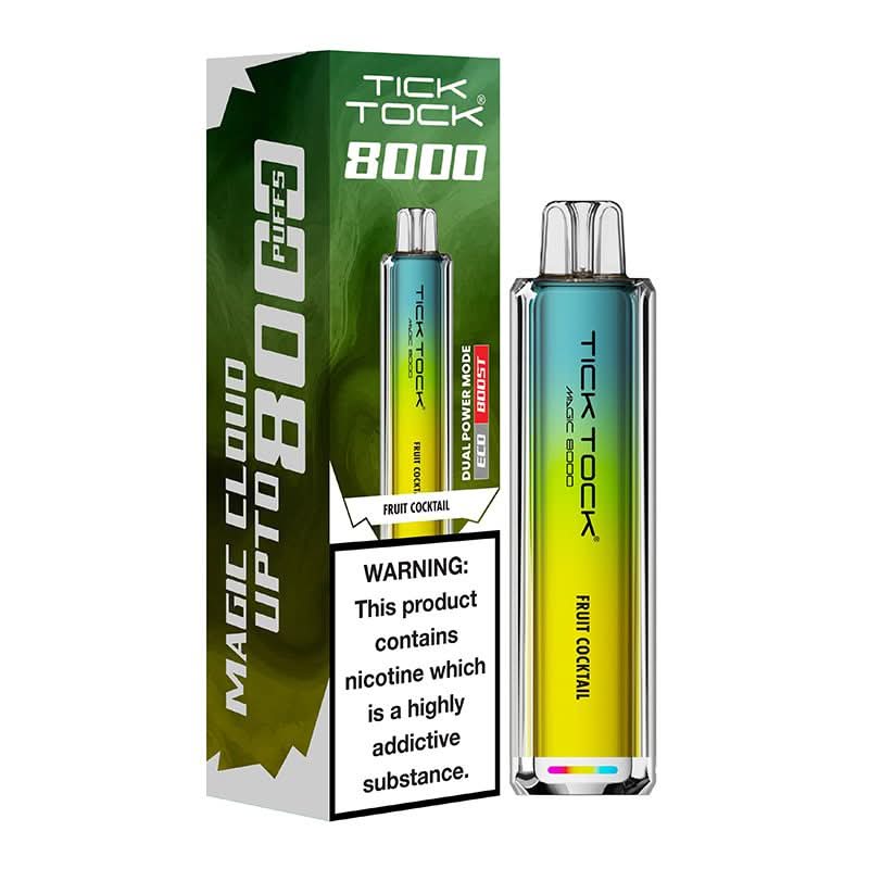 Tick Tock Magic 8000 Puffs Vape -  Fruit Cocktail 