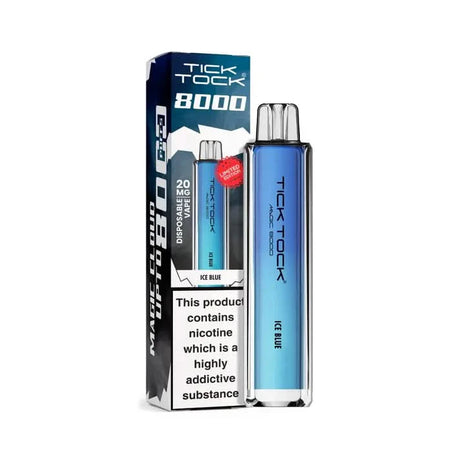 Tick Tock Magic 8000 Puffs Vape -  Ice Blue 