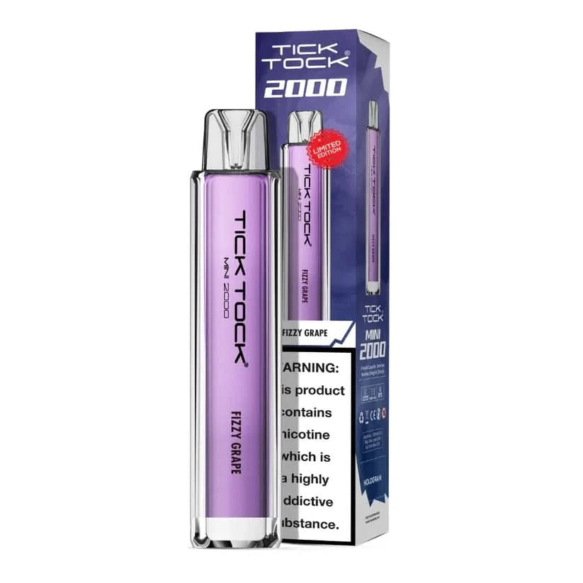 Tick Tock Mini 2000 Puffs - Fizzy Grape