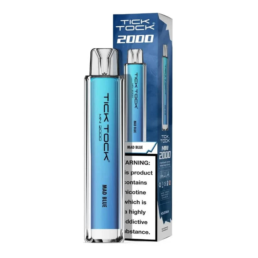 Tick Tock Mini 2000 Puffs - Mad Blue