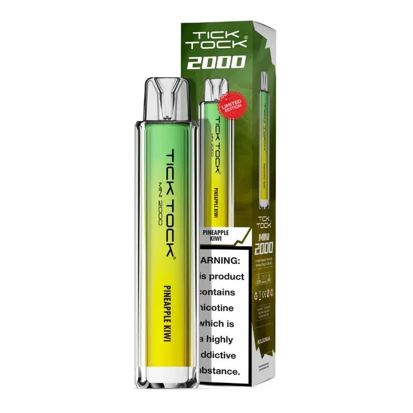 Tick Tock Mini 2000 Puffs - Pineapple Kiwi