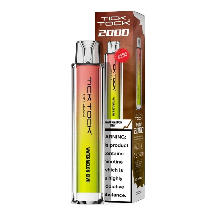 Tick Tock Mini 2000 Puffs - Watermelon Kiwi 