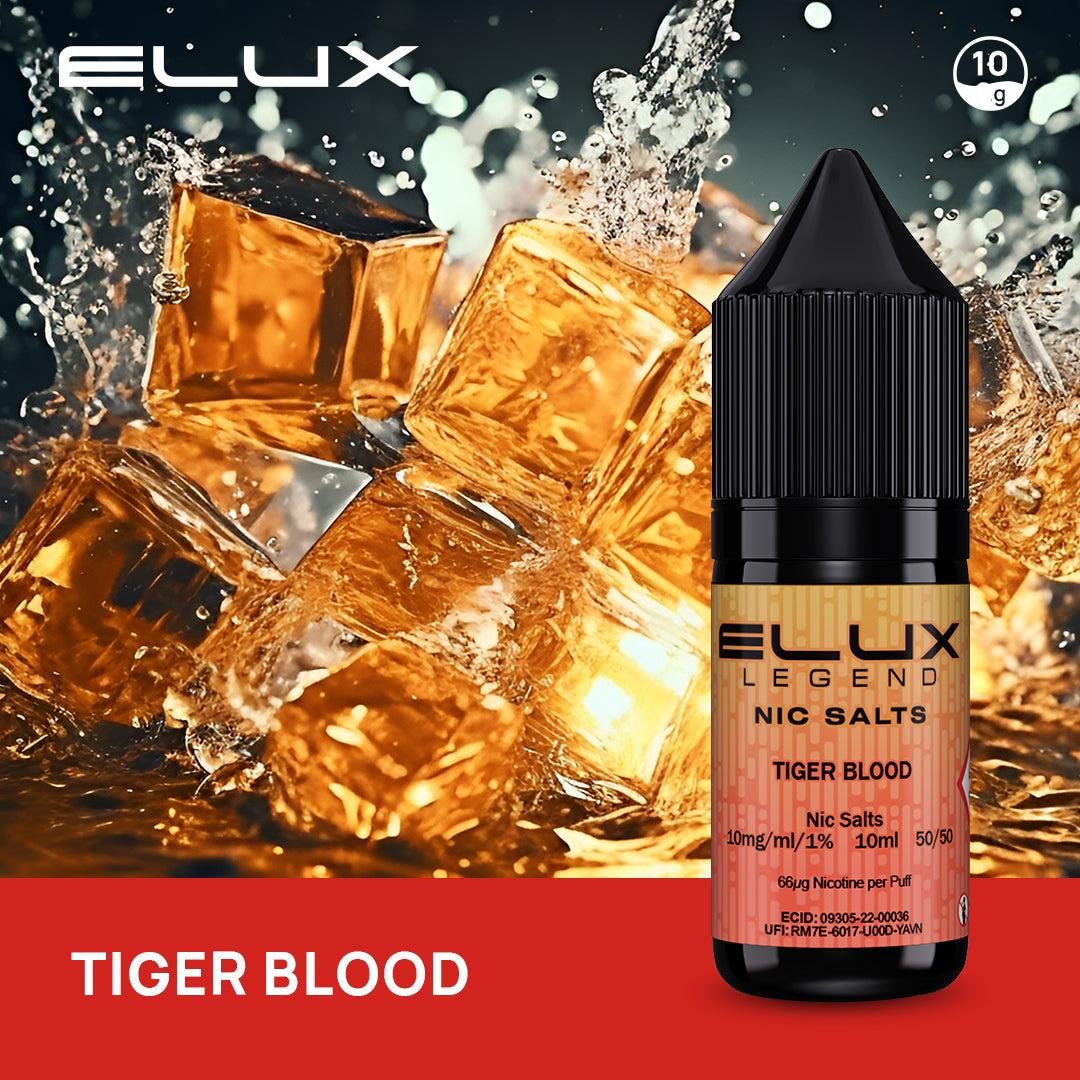 Tiger Blood Elux Legend Nic Salt 10mg