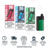 Titan X 10K Puffs Prefilled Pod Kit